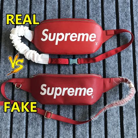 real vs fake supreme shoulder bag ss18|check if your supreme bag is real.